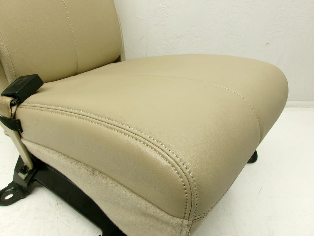 2008 - 2010 Ford Super Duty F250 Jump Seat Console Camel Tan Leather #1261 | Picture # 10 | OEM Seats