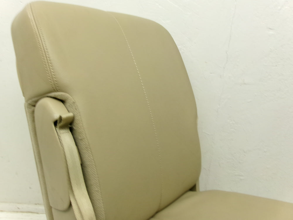 2008 - 2010 Ford Super Duty F250 Jump Seat Console Camel Tan Leather #1261 | Picture # 11 | OEM Seats
