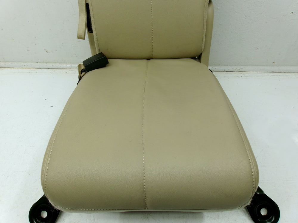 2008 - 2010 Ford Super Duty F250 Jump Seat Console Camel Tan Leather #1261 | Picture # 16 | OEM Seats