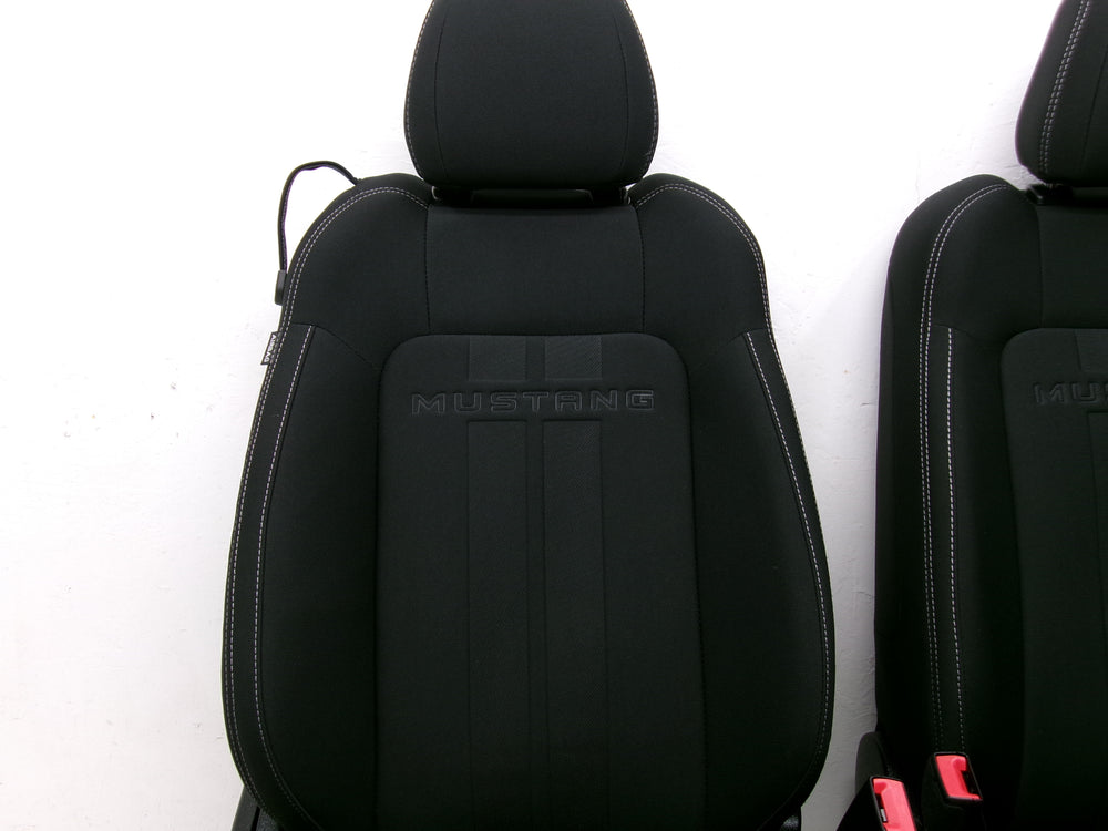 2015 - 2023 Ford Mustang Seats Coupe Black Cloth Manual #1263 | Picture # 6 | OEM Seats