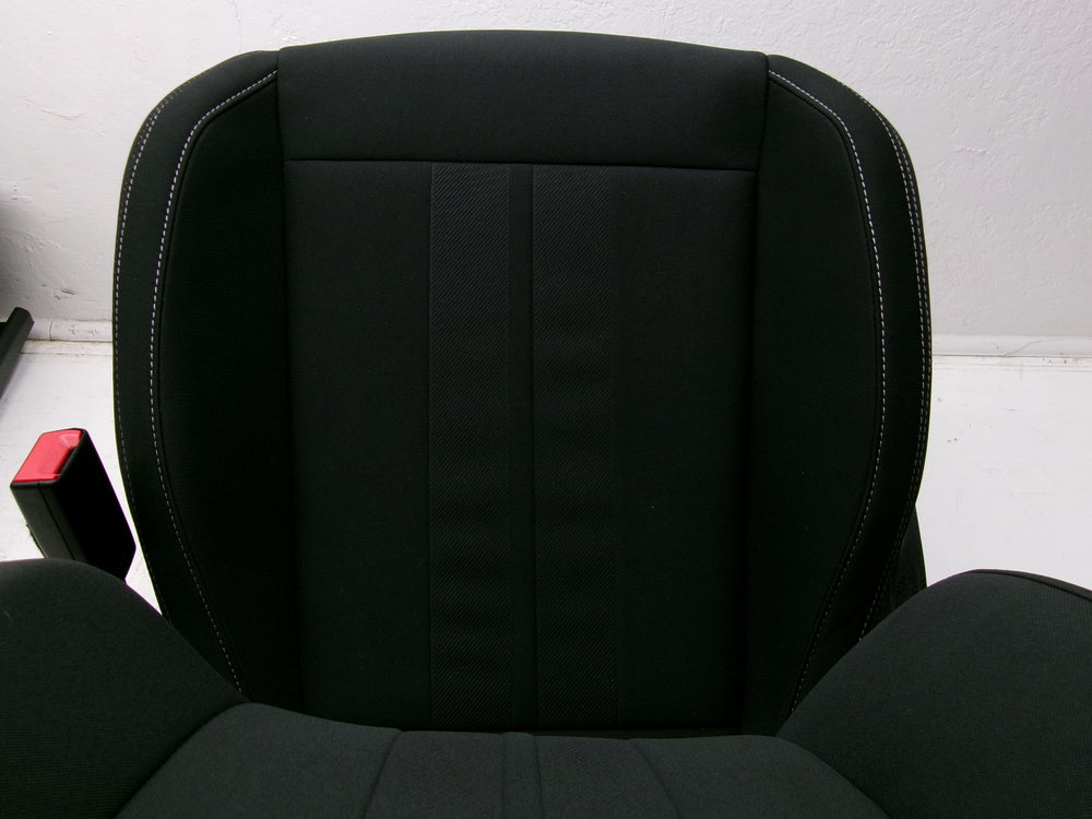2015 - 2023 Ford Mustang Seats Coupe Black Cloth Manual #1263 | Picture # 13 | OEM Seats