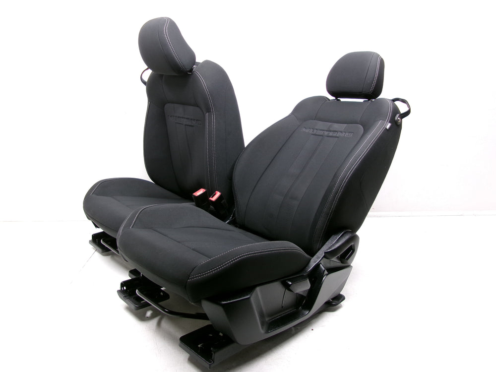 2015 - 2023 Ford Mustang Seats Coupe Black Cloth Manual #1263 | Picture # 17 | OEM Seats