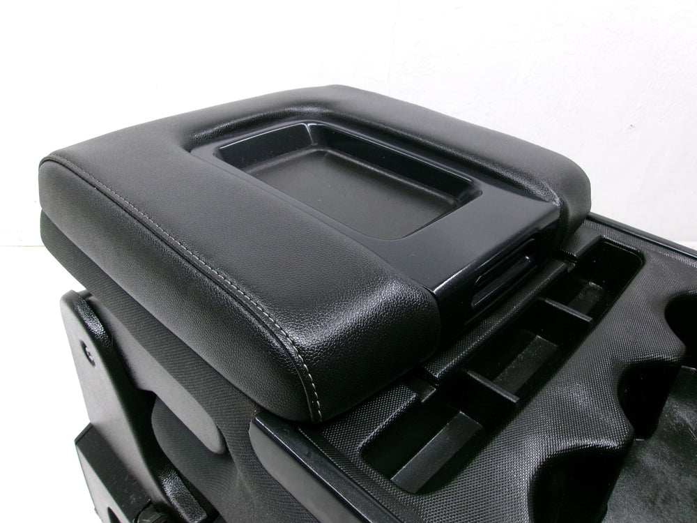 2014 - 2019 Chevy Silverado Sierra Jump Seat Console Black Cloth #1264 | Picture # 9 | OEM Seats