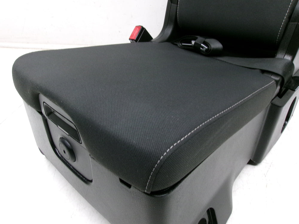 2014 - 2019 Chevy Silverado Sierra Jump Seat Console Black Cloth #1264 | Picture # 20 | OEM Seats
