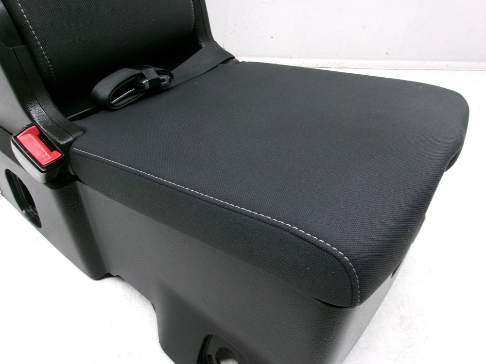 2014 - 2019 Chevy Silverado Sierra Jump Seat Console Black Cloth #1264 | Picture # 22 | OEM Seats
