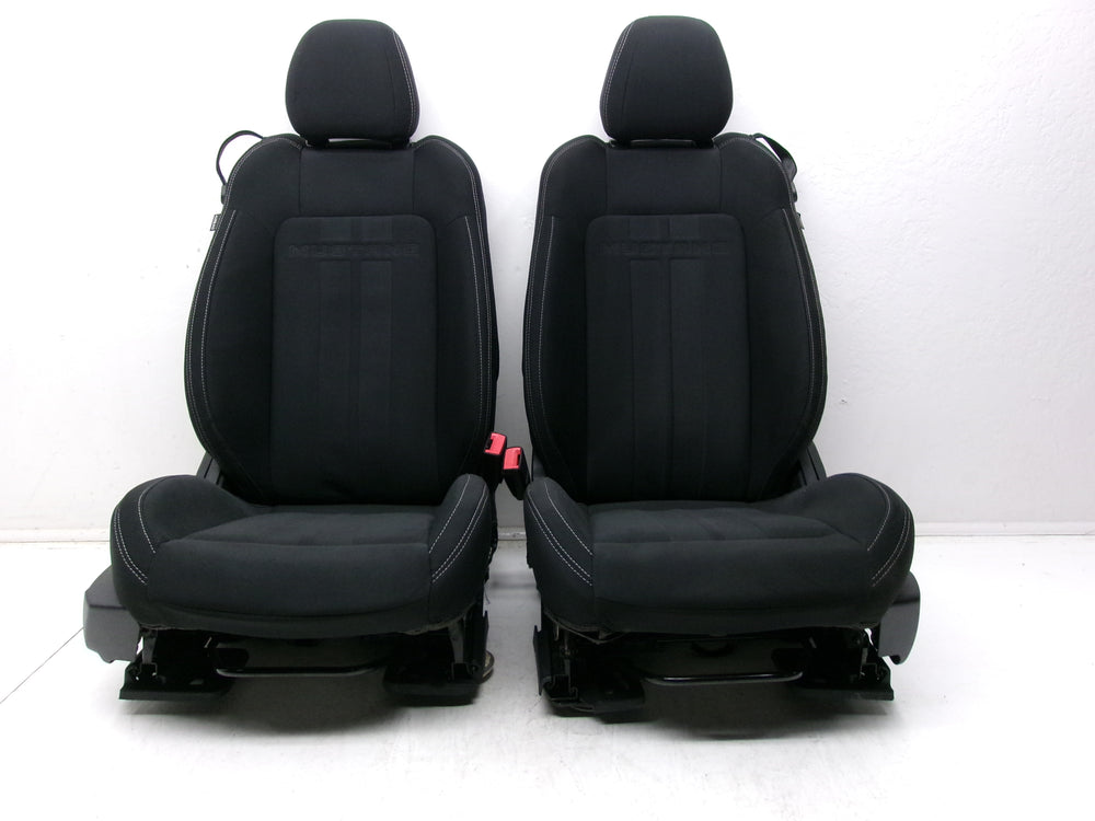 2015 - 2023 Ford Mustang Seats, Coupe, Black Cloth Manual #0287 | Picture # 3 | OEM Seats