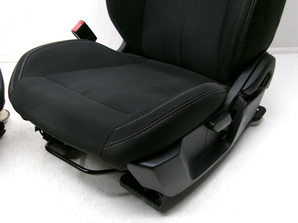 2015 - 2023 Ford Mustang Seats, Coupe, Black Cloth Manual #0287 | Picture # 7 | OEM Seats