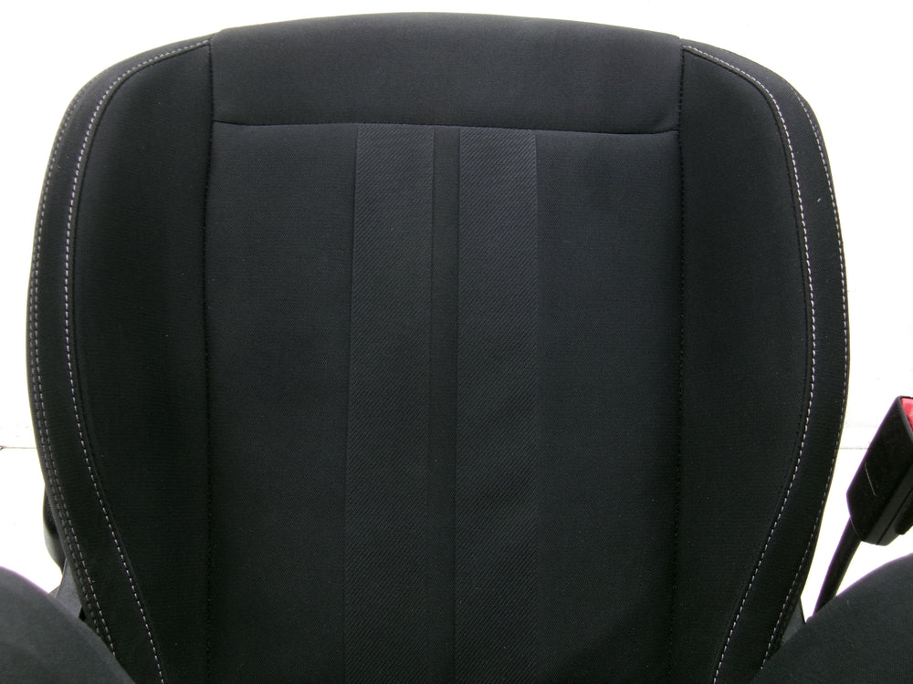 2015 - 2023 Ford Mustang Seats, Coupe, Black Cloth Manual #0287 | Picture # 12 | OEM Seats