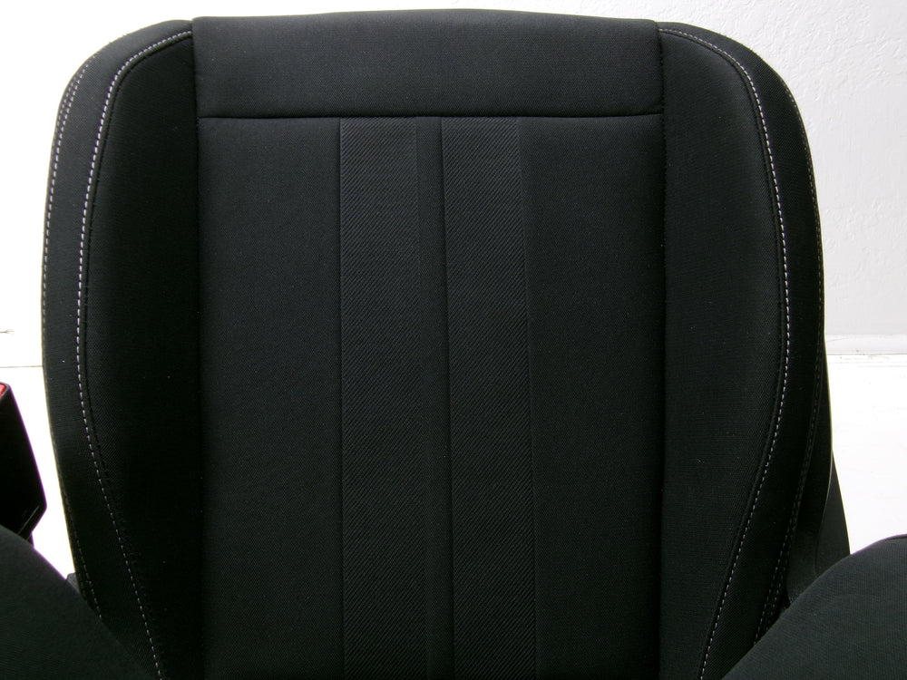 2015 - 2023 Ford Mustang Seats, Coupe, Black Cloth Manual #0287 | Picture # 13 | OEM Seats
