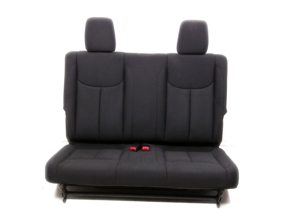 2007 - 2018 Jeep Wrangler JK Rear Seat, Black Cloth #1272 | Picture # 3 | OEM Seats