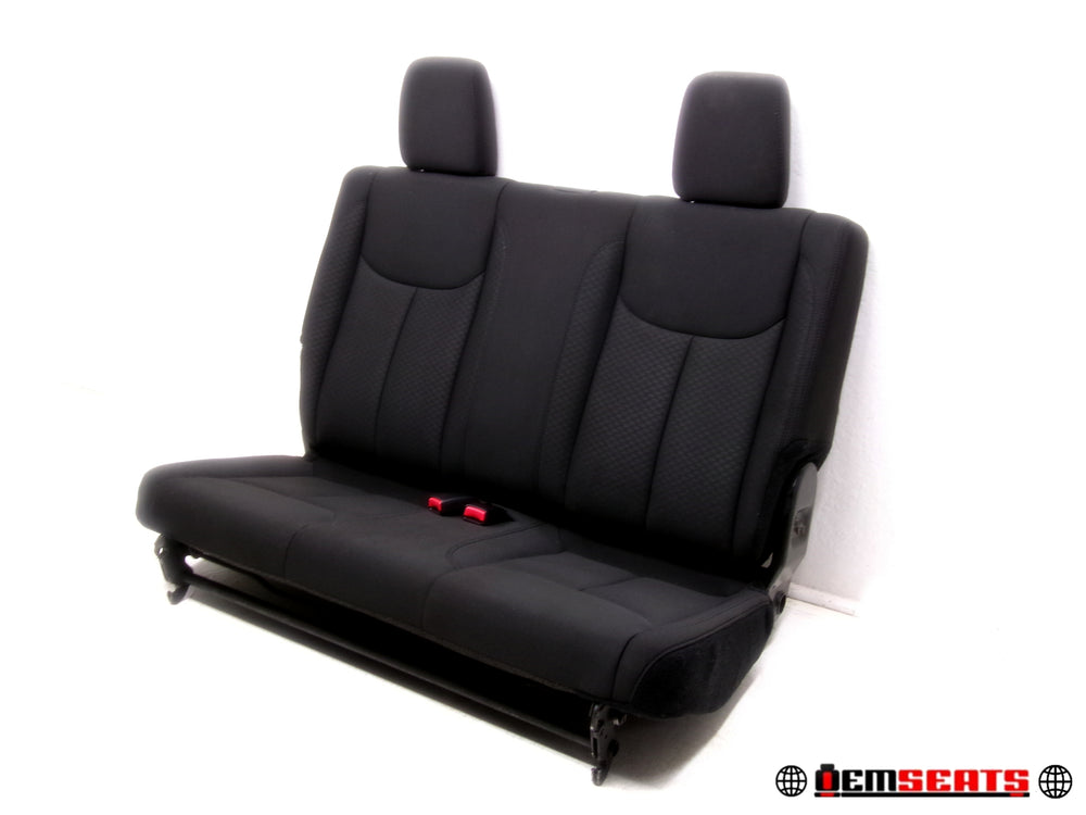 2007 - 2018 Jeep Wrangler JK Rear Seat, Black Cloth #1272 | Picture # 1 | OEM Seats