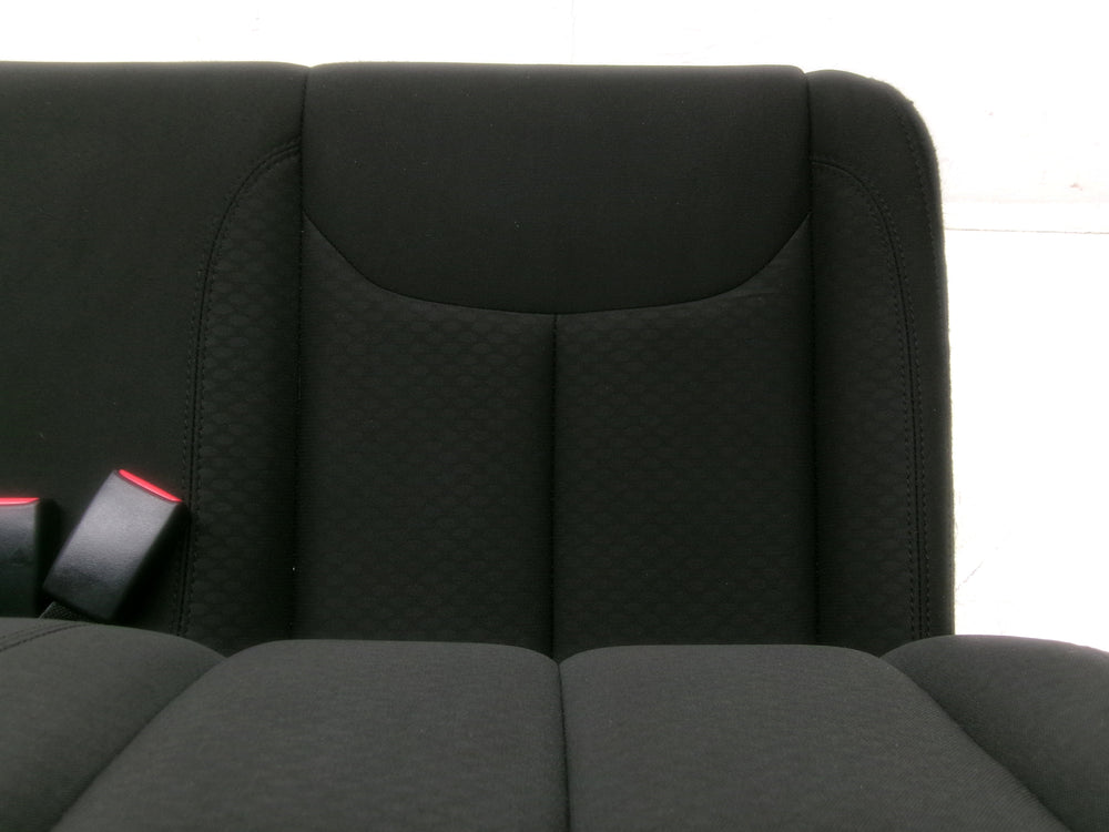 2007 - 2018 Jeep Wrangler JK Rear Seat, Black Cloth #1272 | Picture # 9 | OEM Seats