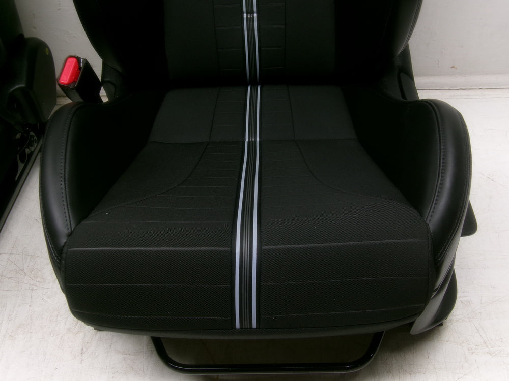 2019 - 2022 Hyundai Veloster N Seats Black Leather & Cloth N Light #1273 | Picture # 7 | OEM Seats