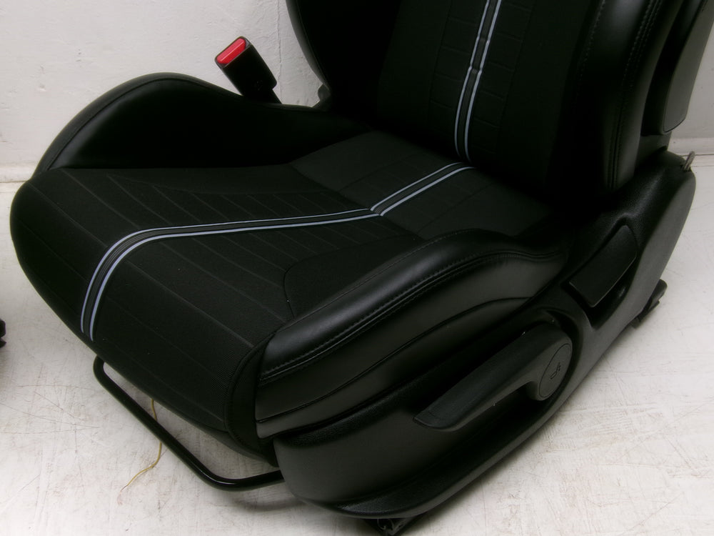 2019 - 2022 Hyundai Veloster N Seats Black Leather & Cloth N Light #1273 | Picture # 9 | OEM Seats