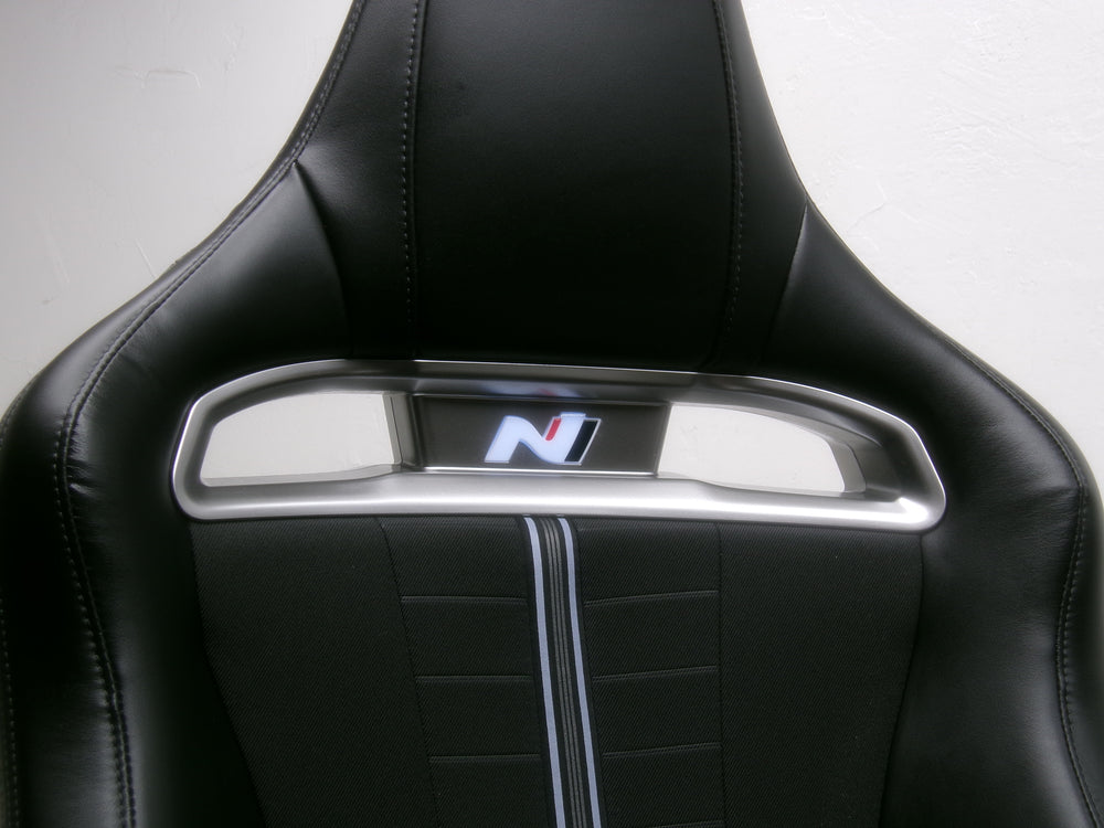 2019 - 2022 Hyundai Veloster N Seats Black Leather & Cloth N Light #1273 | Picture # 17 | OEM Seats