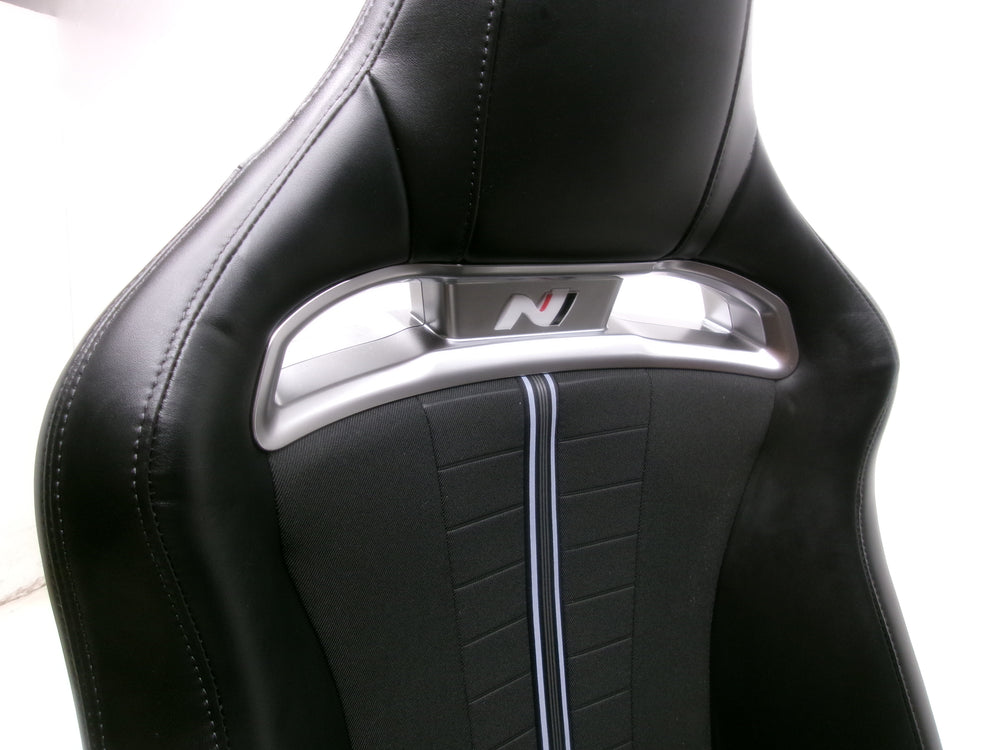 2019 - 2022 Hyundai Veloster N Seats Black Leather & Cloth N Light #1273 | Picture # 24 | OEM Seats