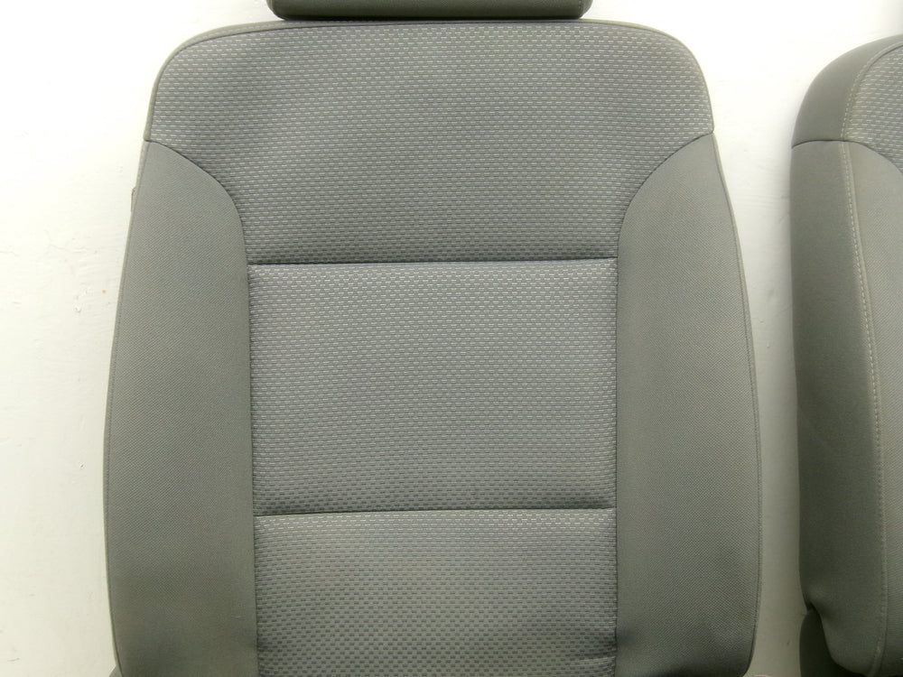 2014 - 2020 GMC Sierra Chevy Silverado Seats Gray Cloth Manual #1274 | Picture # 4 | OEM Seats