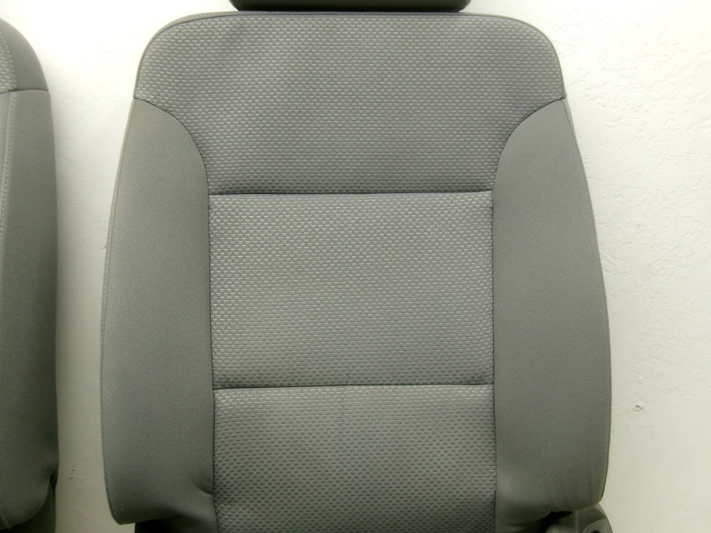 2014 - 2020 GMC Sierra Chevy Silverado Seats Gray Cloth Manual #1274 | Picture # 5 | OEM Seats