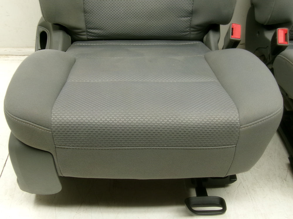 2014 - 2020 GMC Sierra Chevy Silverado Seats Gray Cloth Manual #1274 | Picture # 6 | OEM Seats