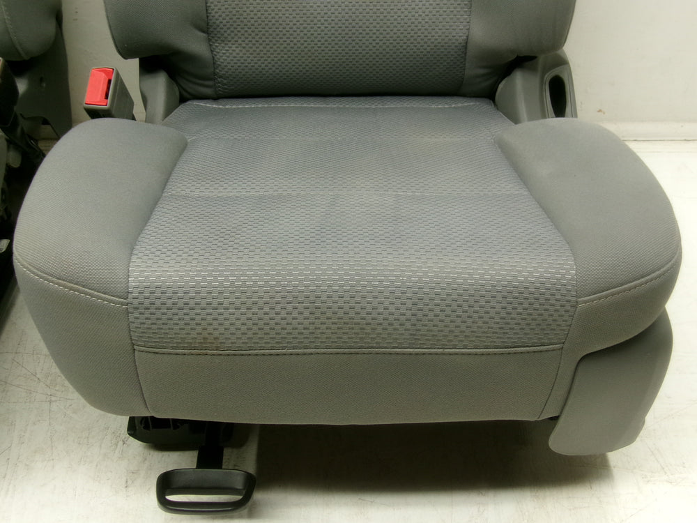 2014 - 2020 GMC Sierra Chevy Silverado Seats Gray Cloth Manual #1274 | Picture # 7 | OEM Seats