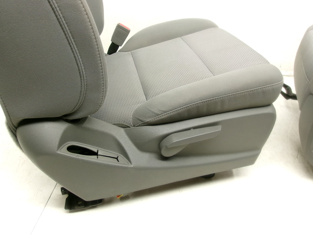 2014 - 2020 GMC Sierra Chevy Silverado Seats Gray Cloth Manual #1274 | Picture # 10 | OEM Seats