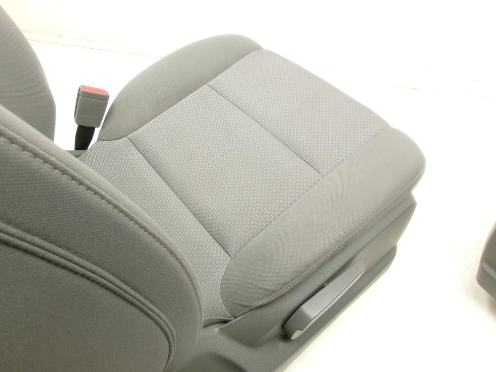 2014 - 2020 GMC Sierra Chevy Silverado Seats Gray Cloth Manual #1274 | Picture # 12 | OEM Seats