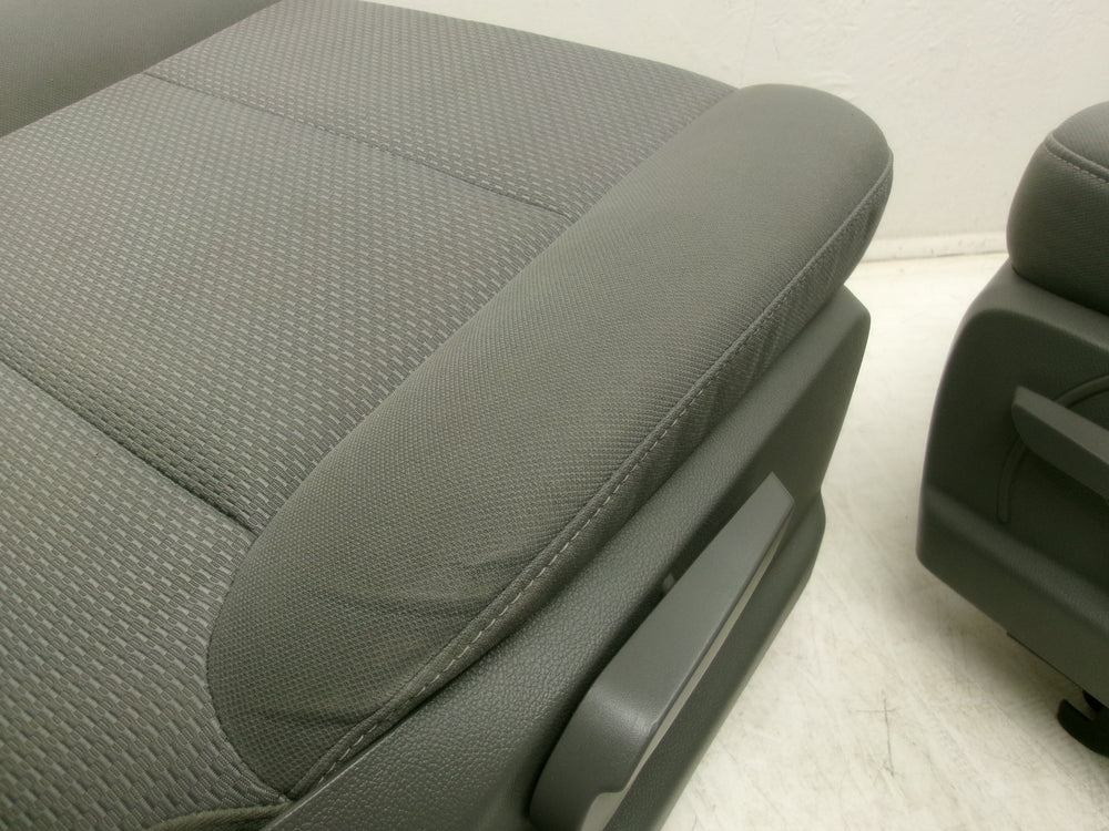 2014 - 2020 GMC Sierra Chevy Silverado Seats Gray Cloth Manual #1274 | Picture # 18 | OEM Seats