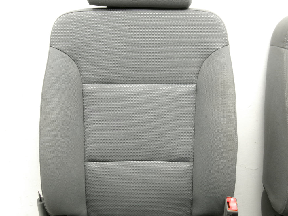2014 - 2020 GMC Sierra Chevy Silverado Seats Gray Cloth Manual #1275 | Picture # 6 | OEM Seats