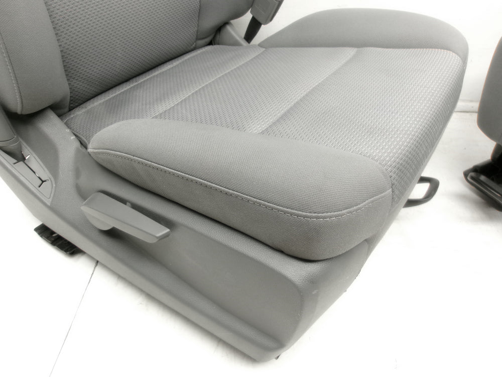 2014 - 2020 GMC Sierra Chevy Silverado Seats Gray Cloth Manual #1275 | Picture # 11 | OEM Seats