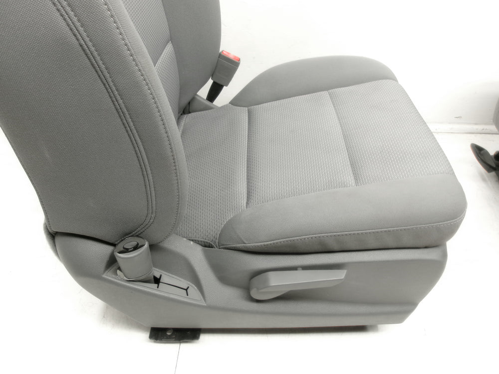 2014 - 2020 GMC Sierra Chevy Silverado Seats Gray Cloth Manual #1275 | Picture # 13 | OEM Seats