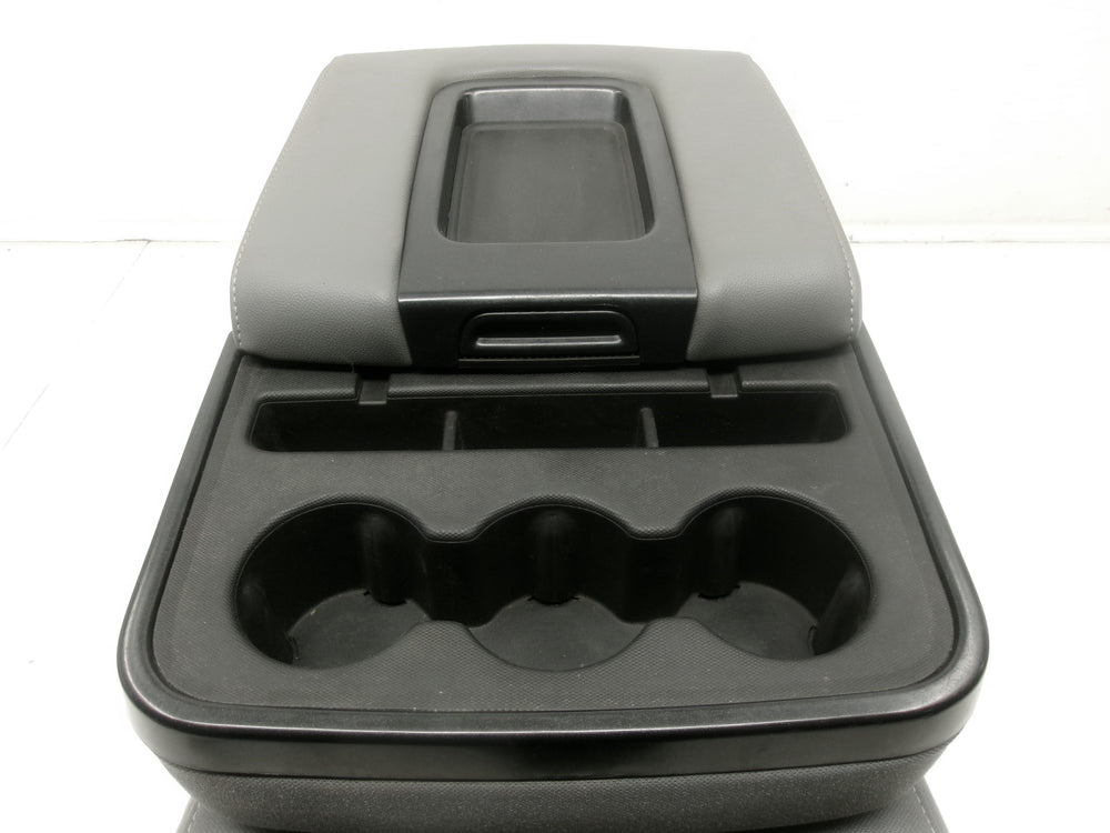 2014 - 2018 GMC Sierra Chevy Silverado Jumpseat Console Ash Gray Cloth #1277 | Picture # 10 | OEM Seats