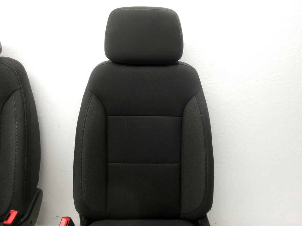 2019 - 2023 Chevy Silverado GMC Sierra Front Seats, Powered Black Cloth #1281 | Picture # 5 | OEM Seats