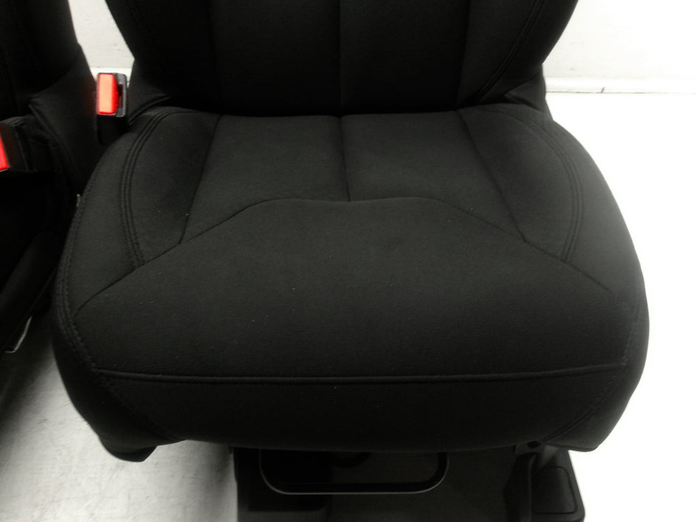 2013 - 2018 Jeep Wrangler Seats, JK 2 Door Black Cloth #1284 | Picture # 7 | OEM Seats