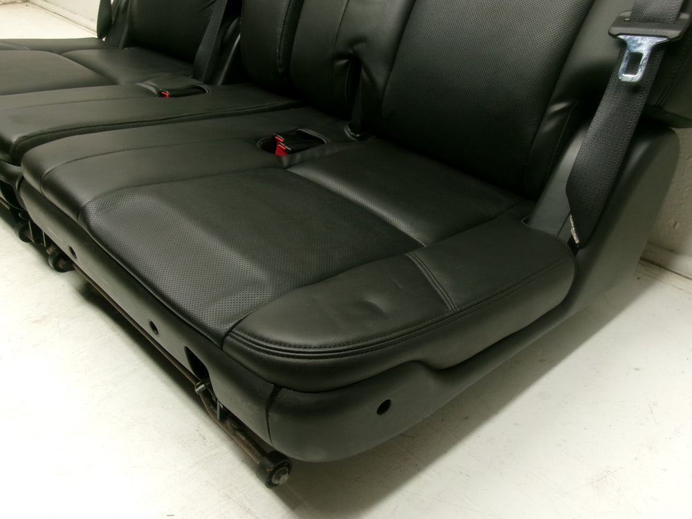 2007 - 2014 GM Black Leather 3rd Row Seat Seats for Tahoe, Yukon, Suburban and Escalade #1282 | Picture # 9 | OEM Seats