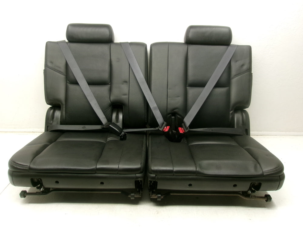 2007 - 2014 GM Black Leather 3rd Row Seat Seats for Tahoe, Yukon, Suburban and Escalade #1282 | Picture # 10 | OEM Seats