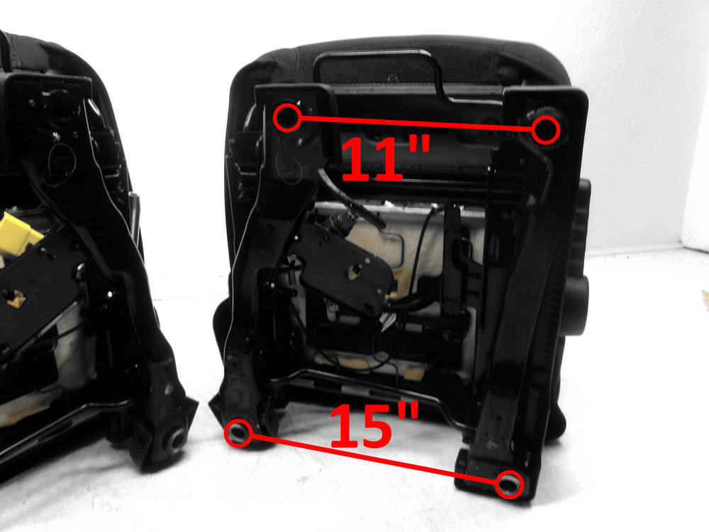 2013 - 2018 Jeep Wrangler Seats, JK 2 Door Black Cloth #1284 | Picture # 21 | OEM Seats