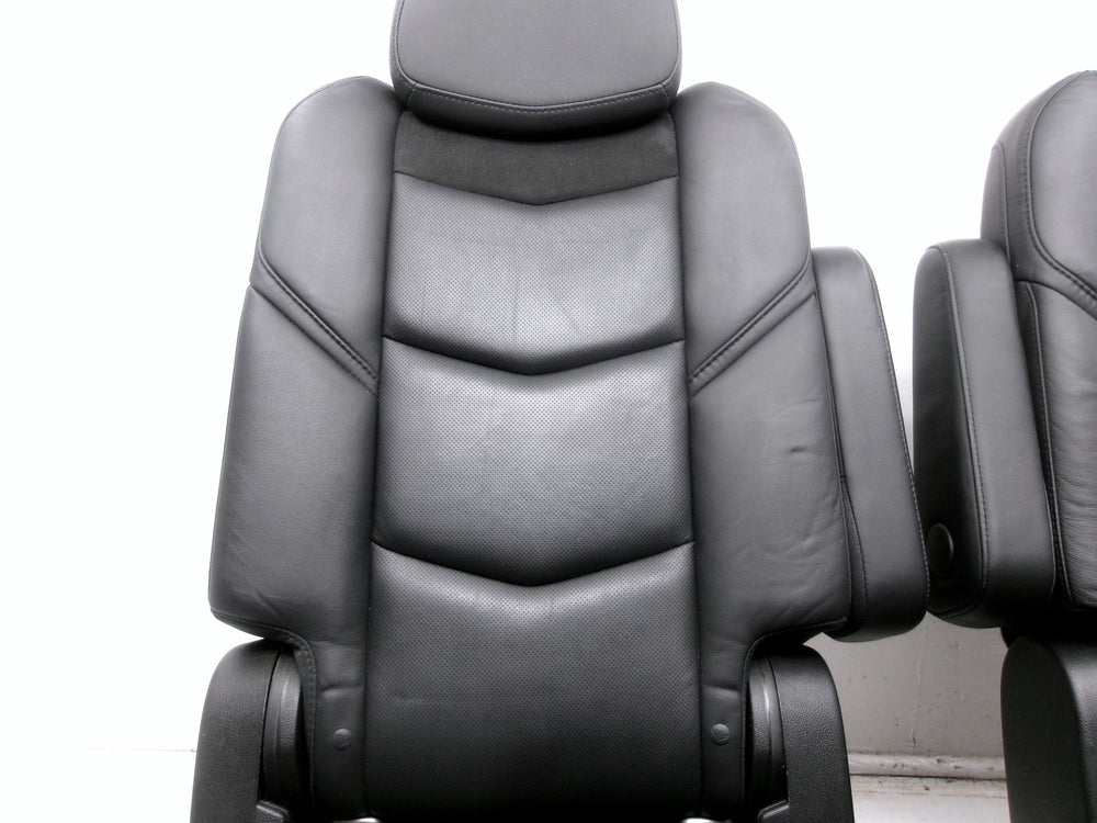2015 - 2018 Cadillac Escalade ESV 2nd Row Bucket Seats, Black Leather #1285 | Picture # 6 | OEM Seats