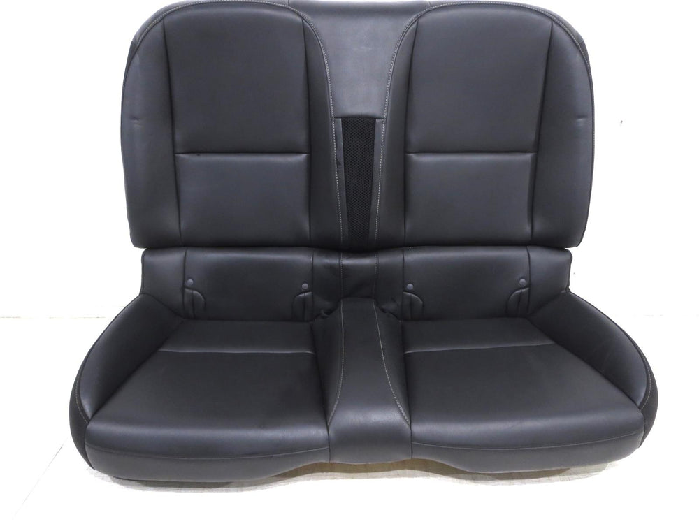 2010 - 2015 Chevy Camaro Seats, Rear, Black Leather, Convertible #1095 | Picture # 1 | OEM Seats