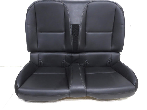 2010 - 2015 Chevy Camaro Seats, Rear, Black Leather, Convertible #1095