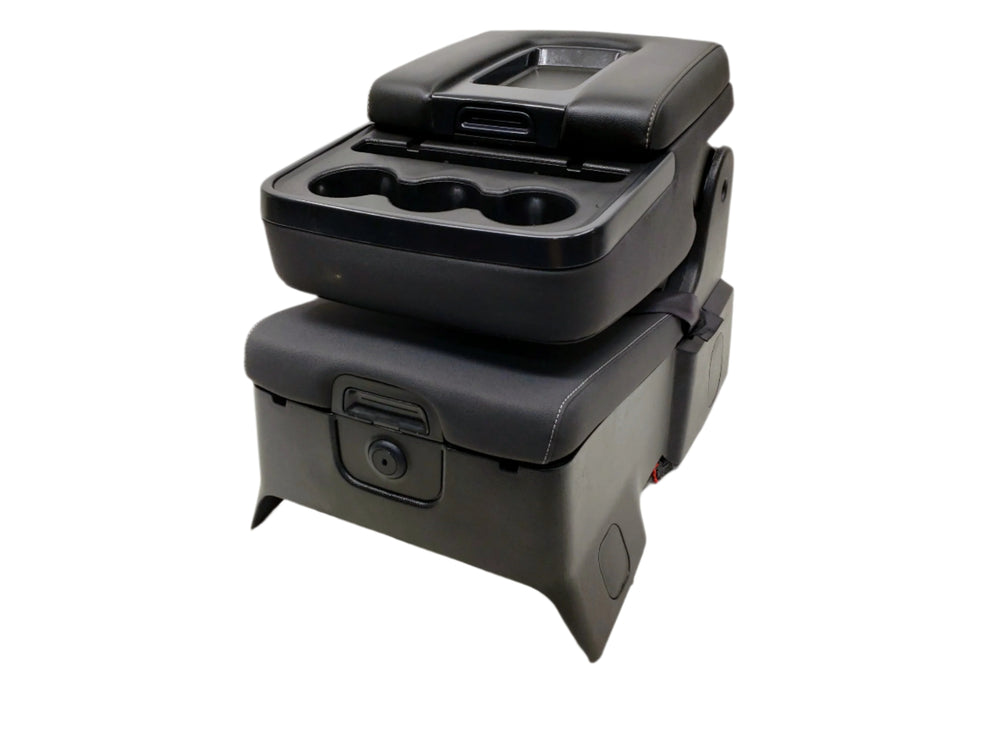2014 - 2018 Chevy Silverado GMC Sierra Jump Seat, Black Cloth w/ Storage #1064 | Picture # 1 | OEM Seats