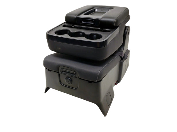 2014 - 2018 Chevy Silverado GMC Sierra Jump Seat, Black Cloth w/ Storage #1064