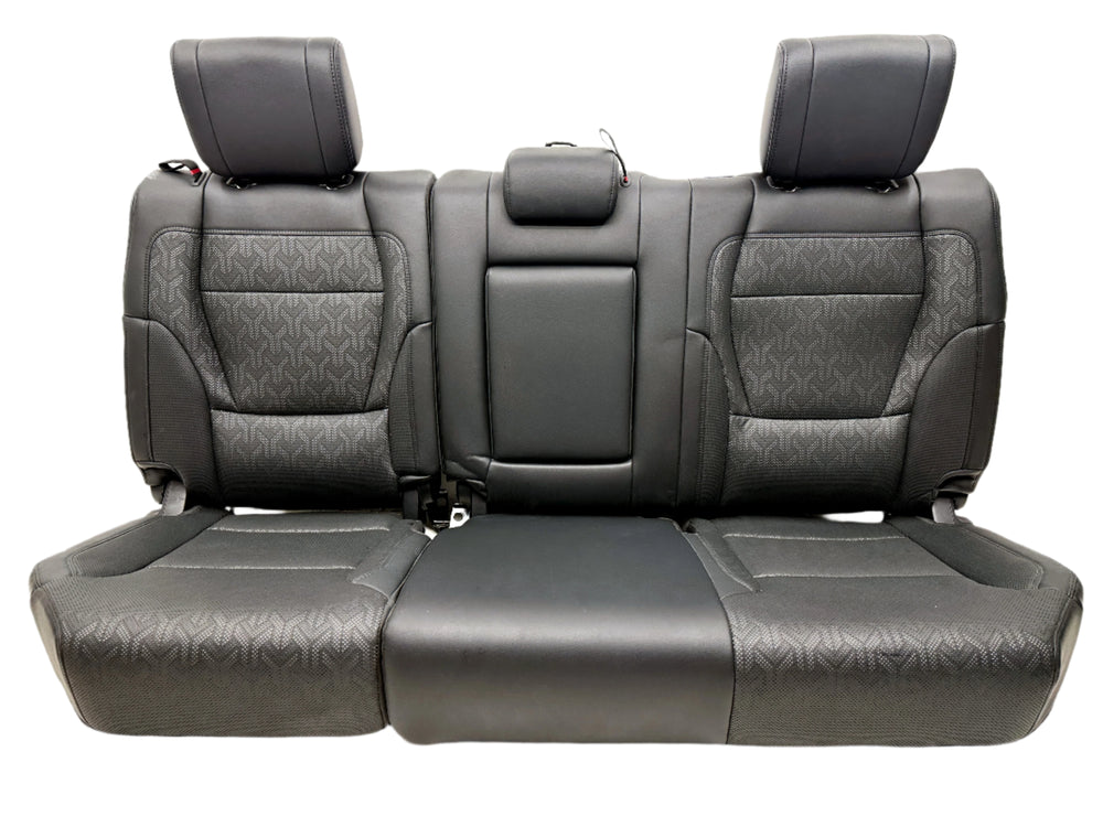 2022 - 2025 Toyota Tundra Limited Black Softex Leather Rear Seats, #1094 | Picture # 1 | OEM Seats