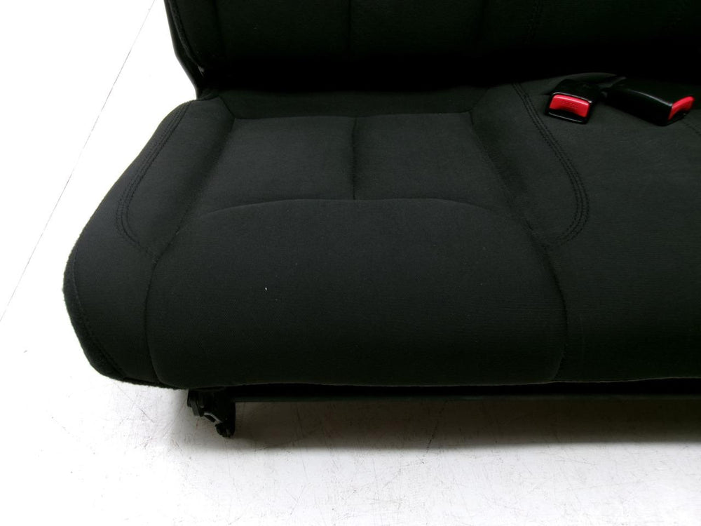 2007 - 2018 Jeep Wrangler Seats OEM Black Cloth 2 Door JK Rear Seat #1402 | Picture # 3 | OEM Seats