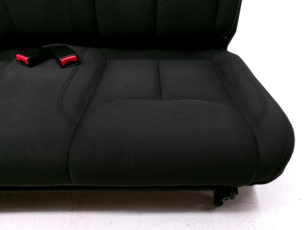 2007 - 2018 Jeep Wrangler Seats OEM Black Cloth 2 Door JK Rear Seat #1402 | Picture # 4 | OEM Seats