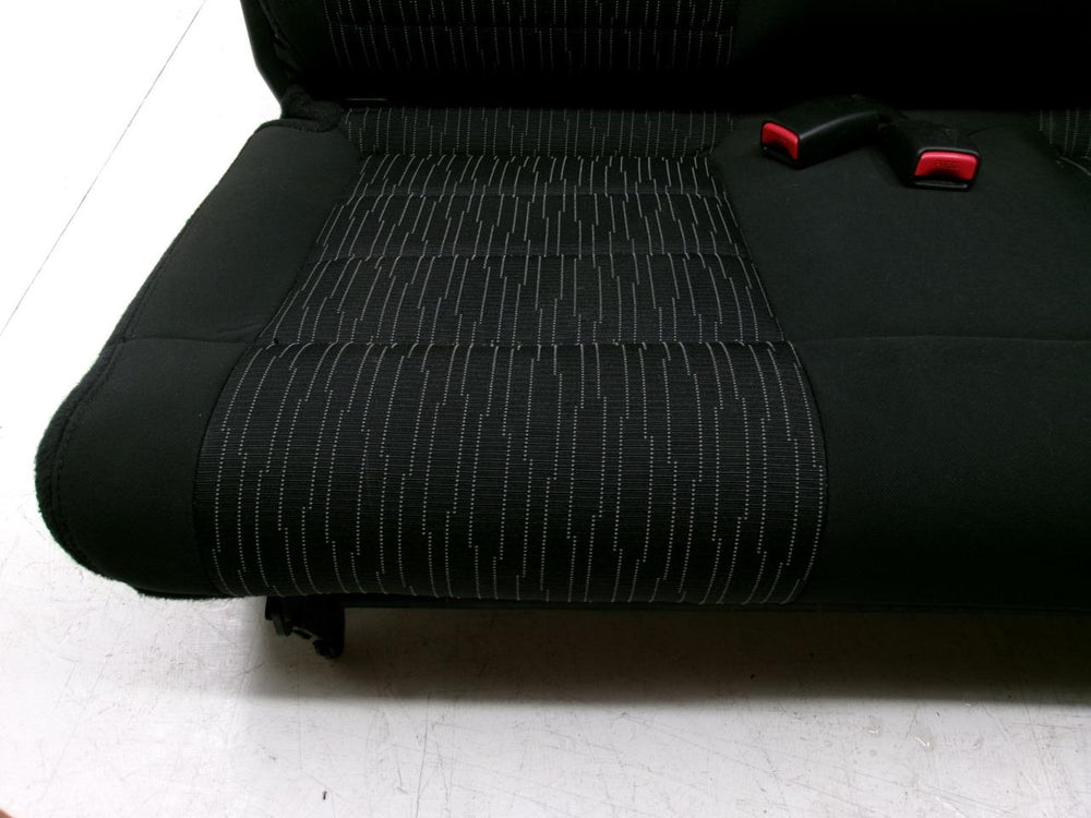 2007 - 2018 Jeep Wrangler Seats OEM Black Cloth 2 Door JK Rear Seat #1403 | Picture # 4 | OEM Seats
