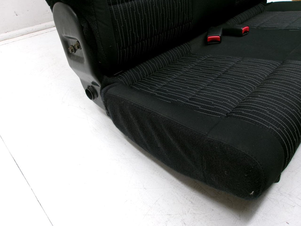 2007 - 2018 Jeep Wrangler Seats OEM Black Cloth 2 Door JK Rear Seat #1403 | Picture # 7 | OEM Seats