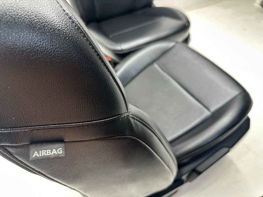 2019 - 2024 Ford Ranger Front Seats, Super Crew, Black Vinyl XL #1089 | Picture # 12 | OEM Seats