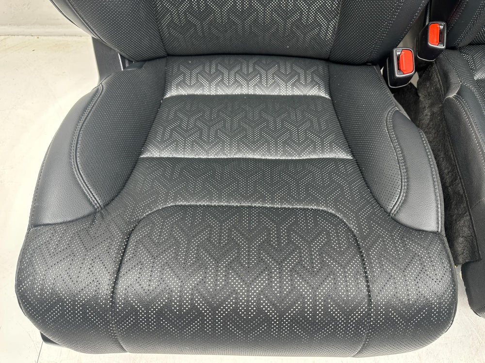 2022 - 2025 Toyota Tundra Limited Black Softex Leather Front Seats, #1091 | Picture # 5 | OEM Seats