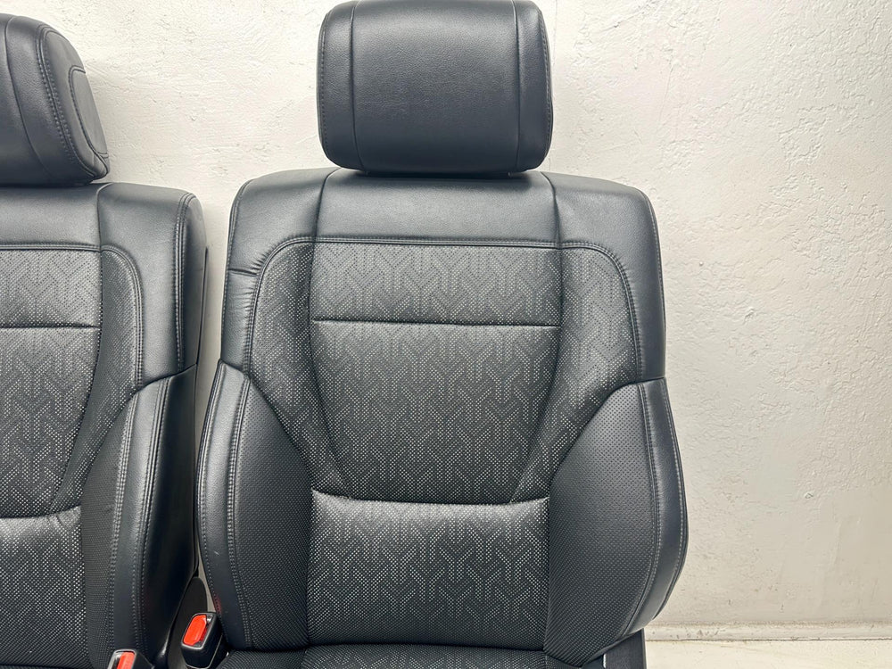2022 - 2025 Toyota Tundra Limited Black Softex Leather Front Seats, #1091 | Picture # 8 | OEM Seats