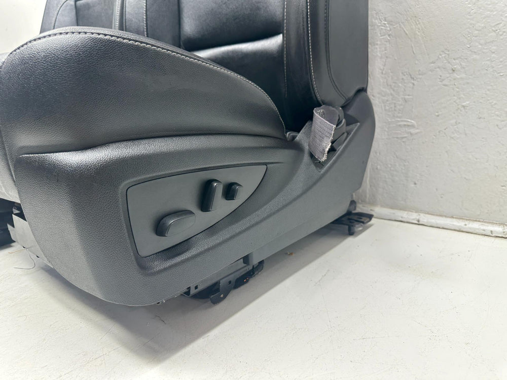 2014 - 2019 GMC Sierra Chevy Silverado Front Seats, Black Leather LT Power #1090 | Picture # 24 | OEM Seats